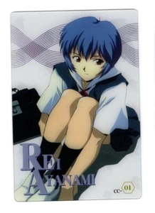 plastic card Neon Genesis Evangelion EVA anime Ayanami Rei - Picture 1 of 2
