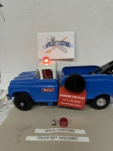 1 CEAR RED LIGHT COVER AND 1 LIGHT BULB for  buddy l wrecker tow truck / dump - Picture 1 of 4