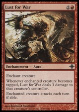 Magic the Gathering MTG Lust for War (157) Rise of the Eldrazi   LP