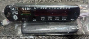 Amplifier Bluetooth MP3 Player Decoder Board 5/12V Car FM Radio Module - Picture 1 of 3
