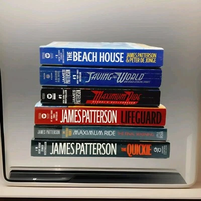 Lot Of 6 James Patterson Michael Bennett Series Mixed Format Books Maximum Ride - Image 1 of 4