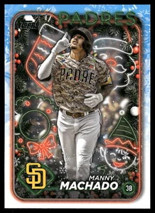 2024 Topps Holiday MANNY MACHADO Variation Short Print #H98 - Picture 1 of 2