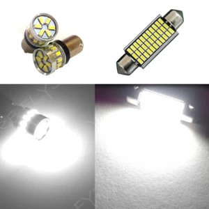 2 Lectura de Mapas 1 Cúpula Blanco Luces LED Interior SUPER BRILLANTE Serie 3014 para BMW - Imagen 1 de 8