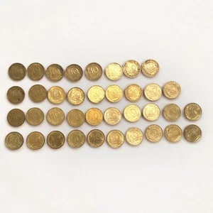 Lotto 37 Monete da 10 Centesimi Francia, Serie 1962 - 2000 - Foto 1 di 8