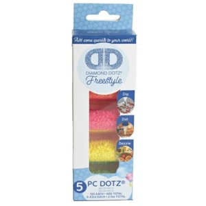 Diamond Dots Freestyle DDA.012 Neon Sampler Pack 5 Pieces, 12G Each-60G Total - Picture 1 of 1