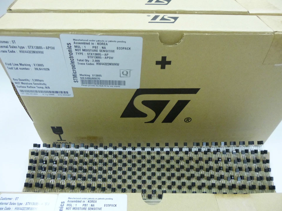 2000 Stück STX13005 | POWER TRANSISTOR | 3A | = MJE13005 in TO-92 13003 13001 - Bild 1 von 4