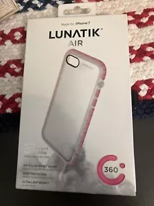Lunatik Air Ultra Light Weight Air 360 Case Cover iPhone 7 Vapor Pink AIR7-005 - Picture 1 of 4
