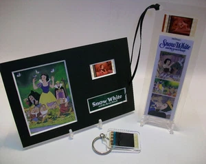 Blancanieves 7 Enanos 3 Piezas Película Celda Memorabilia Colección Set Regalo Lote - Imagen 1 de 1