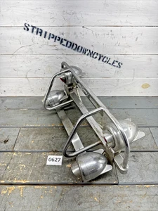 Harley Panhead License Plate Light Bar Bullet Light Shovelhead Vintage Accessory - Picture 1 of 15