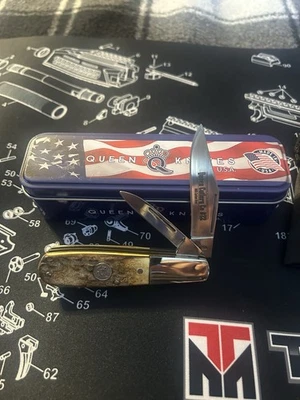 Queen USA Genuine Stag Knife Absolutely Beautiful - Image 1 of 2