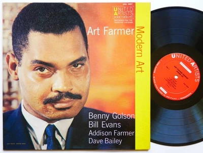 АРТ ФЕРМЕР современное искусство LP UNITED художников UAL-4007 DG моно Билл Эванс Бенни Голсон - Изображение 1 из 4