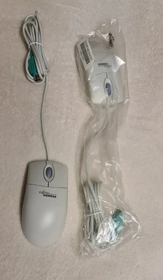 Computer Maus mit Kabel PS/2 Anschluß von Fujitsu-Siemens, Behördenausmusterung - Bild 1 von 4
