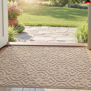 DEXI Schmutzfangmatte 44 x 76cm, rutschfest Fußmatte Innen, waschbarer  - Bild 1 von 9