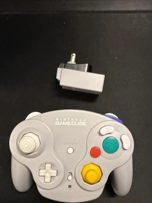 Nintendo GameCube WaveBird Wireless Controller with Receiver Tested Genuine OEM - Image 1 of 3