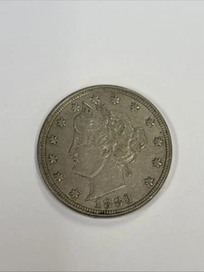 1883 Liberty Head V Nickel 5c NO CENTS High Grade - Bild 1 von 2