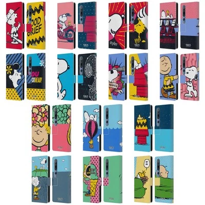 OFFICIAL PEANUTS HALFS AND LAUGHS LEATHER BOOK WALLET CASE FOR XIAOMI PHONES - Image 1 of 4
