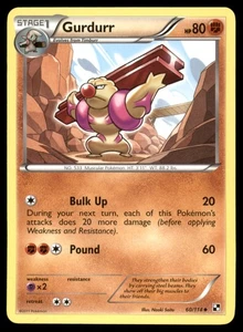 Gurdurr 60/114 Blanco y Negro Regular No Holo Luz Jugado LP - Imagen 1 de 2