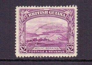 GUAYANA BRITÁNICA 1945 $2 PÚRPURA PERF 121/2 SG318 USADO GATO £32 - Imagen 1 de 2