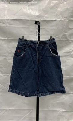 JNCO Men Blue Solid Graphic Shark Denim Cargo Jean Shorts - Size 32 - Image 1 of 3