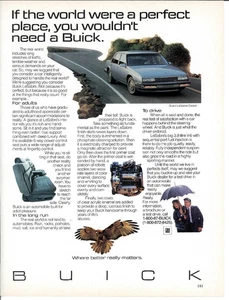 1987 Buick Lesabre Limousine Auto Auto Oldtimer Zeitschrift Print Werbung - Bild 1 von 1