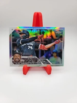 2023 Topps Chrome #34 Eloy Jimenez Refractor Chicago White Sox - Image 1 of 2