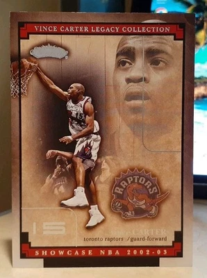 2002-03 Fleer Showcase Legacy Collection /1000 Vince Carter #2LC TORONTO RAPTORS - Image 1 of 2