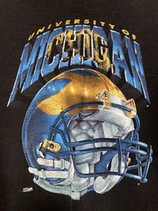 Vintage Michigan Wolverines Salem Sportswear Sweatshirt 90s College Football XL - Bild 1 von 12