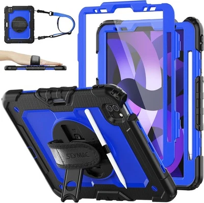 SEYMAC Case for iPad Air 5th 4th Generation 10.9 inch & iPad Pro 11 inch Blue - image 1 of 4