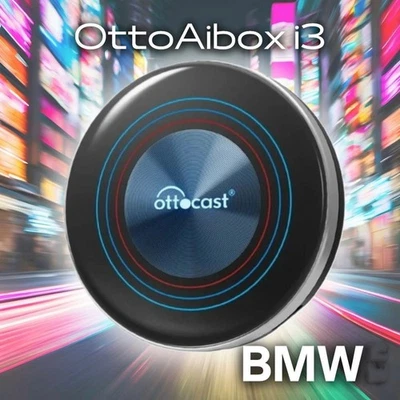 OTTOCAST I3 AI Box APP Download Split-Screen Dual-WLAN Wireless Carplay Für BMW - Bild 1 von 4