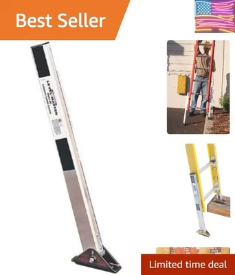 Nivelador de escalera a prueba de caídas con ajuste de 8-1/2 pulgadas para fibra de vidrio y aluminio Foto 1 de 4