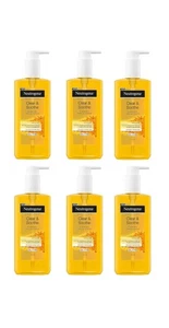 6 x Neutrogena Clear and Soothe Micellar Jelly Make Up Remover 200ml - Picture 1 of 1