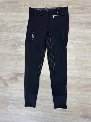 ELT Reithose dunkelblau/schwarz Gr. 40 Vollbesatz Grip - Bild 1 von 4