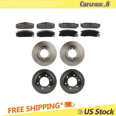 Kit de pastilhas e rotores de freio dianteiro traseiro para Isuzu Trooper 2.6L 1988-1991 - Imagem 1 de 4