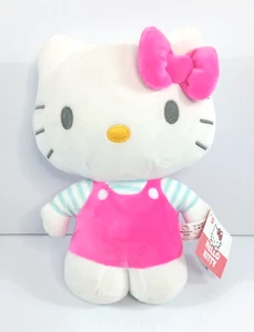Hello Kitty Sanrio Pink Dress Striped Top Plush Teddy Doll Soft Toy NEW Gift - Picture 1 of 6