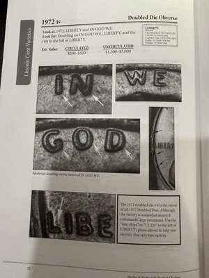 1972 Penny Wddo-004 Rarest of the 1972 Ddo coins  - Image 1 of 4