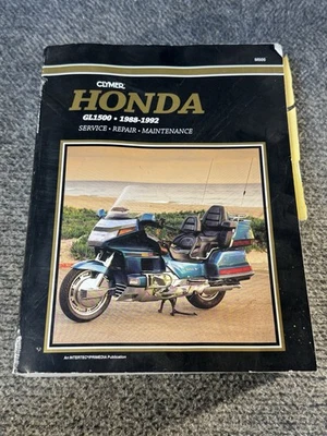 Manual de reparación de servicio Clymer 1988-1992 Honda Goldwing GL 1500 M505 Foto 1 de 4