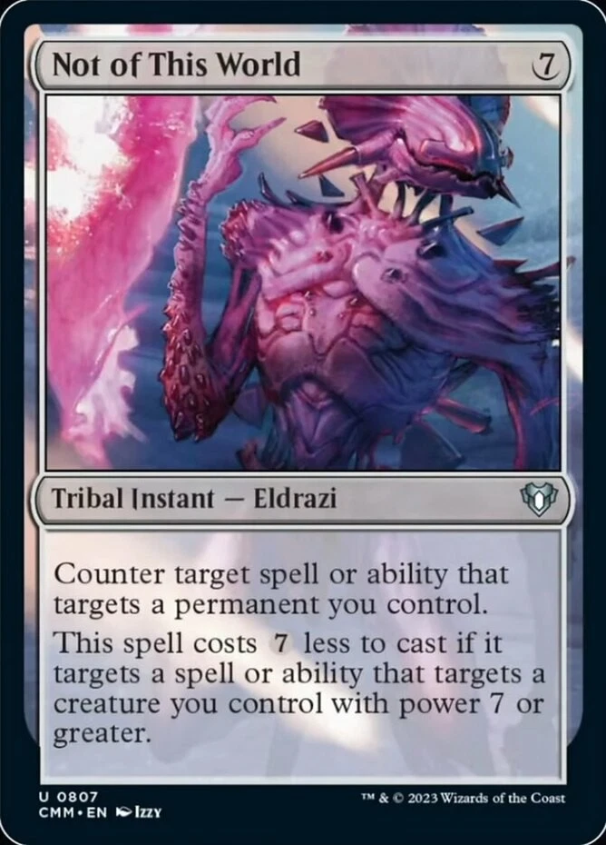Not of This World Light Play, English Magic the Gathering MTG Commander Masters - Image 1 of 1