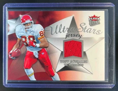 2006 Fleer Ultra Tony Gonzalez Stars Jerseys #US-TG Chiefs - Image 1 of 2
