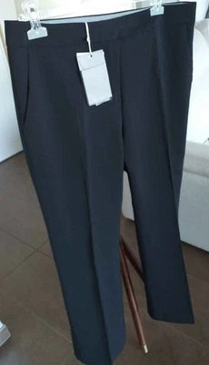 ELEGANTE PANTALONE MAX MARA-NERO-TAGLIA IT48-CLASSICO- VITA ALTA - Imagen 1 de 4