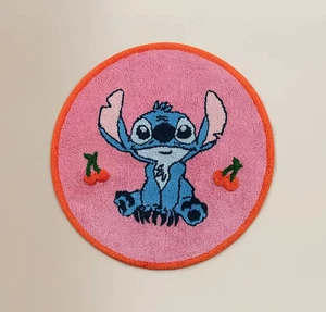 Disney Lilo & Stitch Baumwolle runde Badematte/Teppich 65 cm x 65 cm ultraweich Neu - Bild 1 von 2