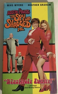 Austin Powers Spy Who Shagged Me Vhs Tape Mike Myers Heather Graham S1A - Picture 1 of 3
