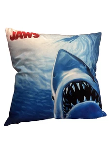 NEW novelty throw pillow 18x18 inches pillowcase & insert included shark - Picture 1 of 2