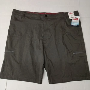 Wrangler All Terrain Cargoshorts Herren Größe 48 grau 10" Schrittlänge lockere Passform - Bild 1 von 5