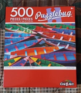 500 Piece Jigsaw Canoe Puzzle Puzzlebug New Unopened - Picture 1 of 2