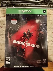 Back 4 Blood (Microsoft Xbox One, Series X, 2021) New w/ Exclusive Playing Cards - Picture 1 of 2