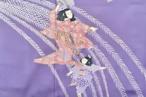 Japanese Kimono Vintage / Jacket Robe / Tsukesage Wedding 3mt1565P - Picture 1 of 8