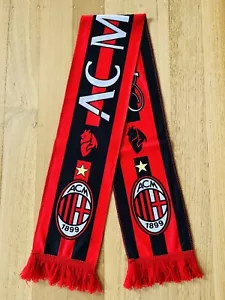 AC Milan FC Scarf Great Design Good Size Brand New Quality Scarf - Picture 1 of 5