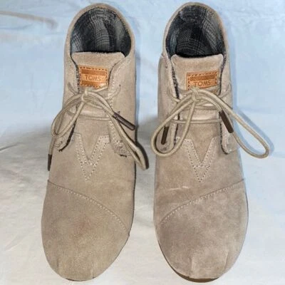 Cuñas TOMS grises Foto 1 de 4