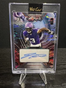 2023 Wild Card American Metallix - Jordan Addison - 1/1 Rookie Auto - One Of One - Bild 1 von 2