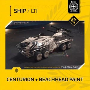 Star Citizen - ANVIL CENTURION + BEACHHEAD PAINT - LTI - Original Concept - Picture 1 of 24
